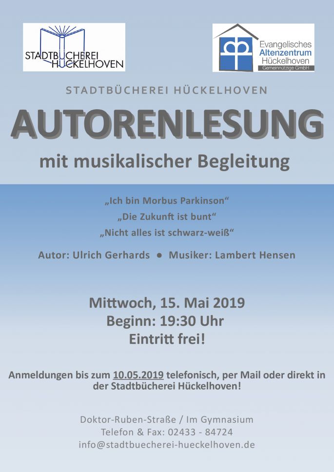 Autorenlesung mit musikalischer Begleitung